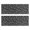 Black Dog Paw, variant on Kitchen Rugs Sets Of 2,Black Dog Paw Footprint Bone Anti Fatigue Kitchen Mat Rugs Non Slip Washable,Decorative Kitchen Floor Mats for Kitchen,Sink,Laundry,17"X47"
