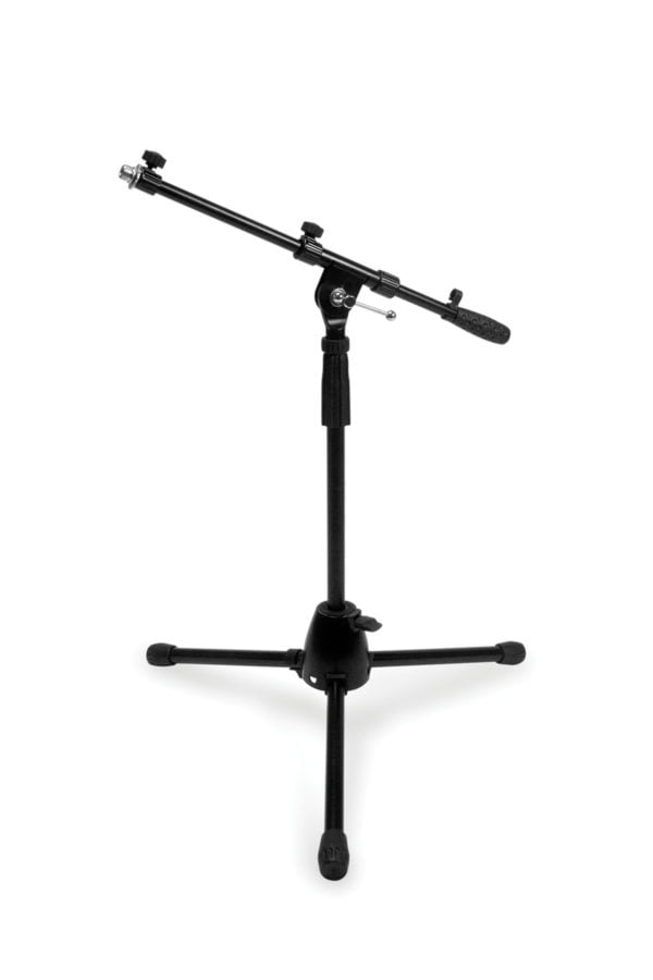 Hosa MSB-382BK - Short Microphone Stand, Tripod Base