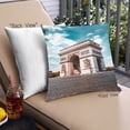 thumbnail image 1 of Ahgly Company Sites Arc de Triomphe Coussin Extérieur, 18 Pouces par 18 Pouces, 1 of 6