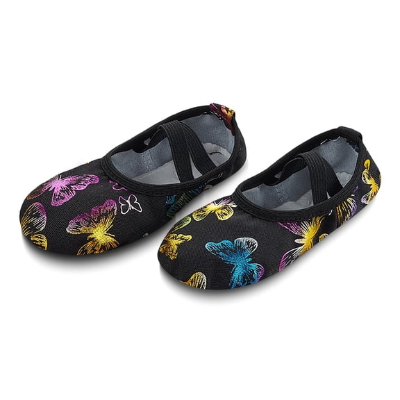 Weebloom Ballet Shoes For Little Girls Ballet Gymnastics Shoes Lightweight Flexible Sole Casual Sneakers Toddler Kids Dance Playwear Dance Shoes For Girls