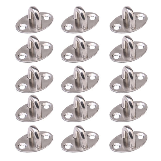 Miangastore 15 Pcs Matériel de Montage Robuste en Acier Inoxydable pour Organisation de Cuisine