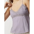 thumbnail image 4 of Women's Cami Crop Tops Lace Trim Embroidery V Neck Backless Adjustable Spaghetti Strap Tank Tops, 4 of 7