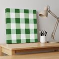 thumbnail image 4 of Ships Next Day Canvas Wall Art 10"x10", Green Plaid Wood Framed Canvas Print Painting, Spring Summer Farmhouse Buffalo Checkered Ready to Hang Small Picture Wall Decor for Home Kitchen Nursery Office, 4 of 9