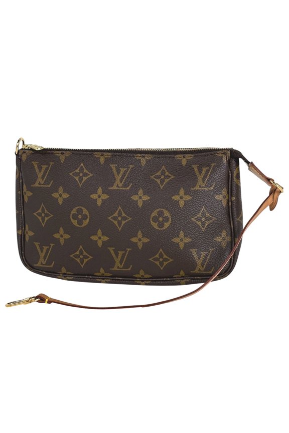 Pre-Owned Louis Vuitton Pochette Accessoires Makeup Cosmetics Accessory Pouch Monogram Brown...