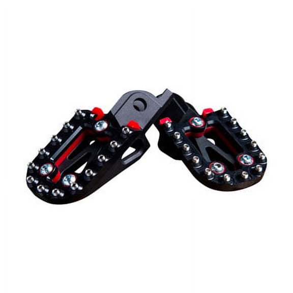 Fasst Impact Moto Pegs Black/Red for Honda CRF450R 2002-2018