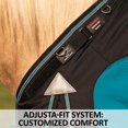 thumbnail image 5 of Schneiders ARMORFlex V-Free Pro Horse Turnout Blanket | Medium Weight | Teal | Size 70, 5 of 7