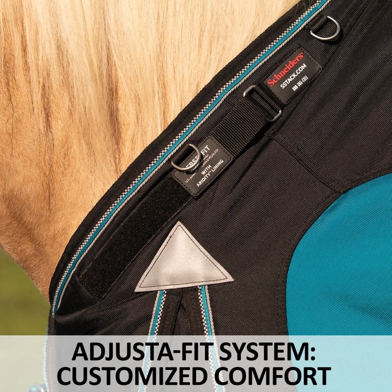 Couverture Cheval Schneiders Amorflex - Taille 70 (5'8'') - Bleue - Occasion Comme Neuve