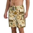 thumbnail image 2 of Disketp Men'S Swim Trunks Hawaiian Breathable Surf Beach Swimsuits Mesh Lining Beach Shorts With Pockets-Wild West Cowboy, 2 of 9