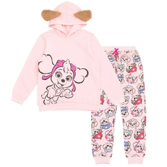 Paw Patrol Skye Chase Marshall Fleece Cosplay Pullover Hoodie and Jogger Pants Outfit Set Toddler to Big Kid
