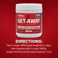 thumbnail image 4 of Jeffers Equine Get-A-Way Feed Additive Powder – Natural Garlic & Thiamine Supplement for Horses, Supports Comfort and Well-Being - 2lb, 4 of 8