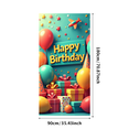 thumbnail image 3 of LUUFILx Happy Birthday Backdrop Banner Party Decorations Colorful Background Photography Props Birthday Party Supplies Birthday Decoration Banner, 3 of 8