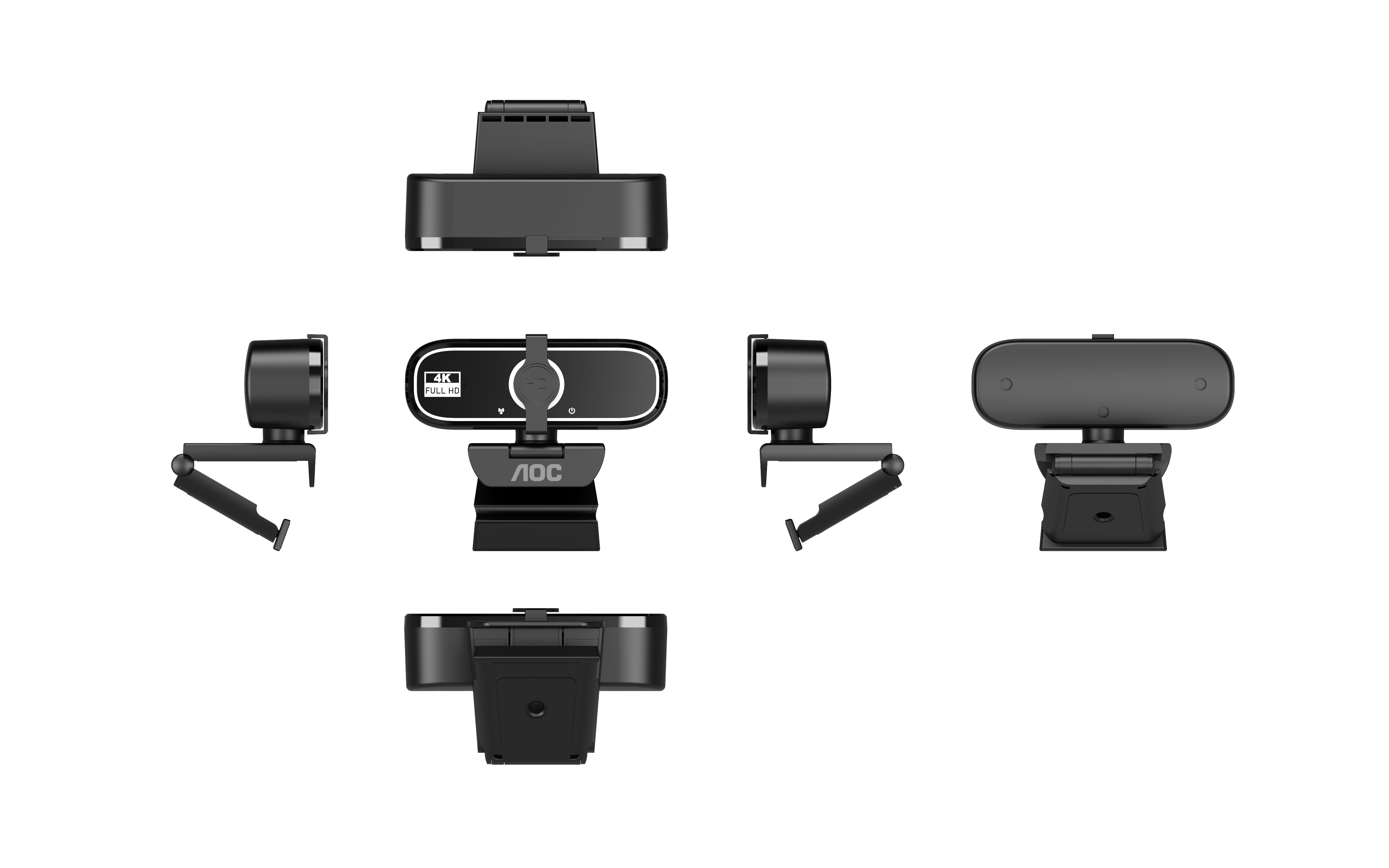 4K Webcam for PC with Dual Mic and Privacy Cover, 99° FOV photo 4