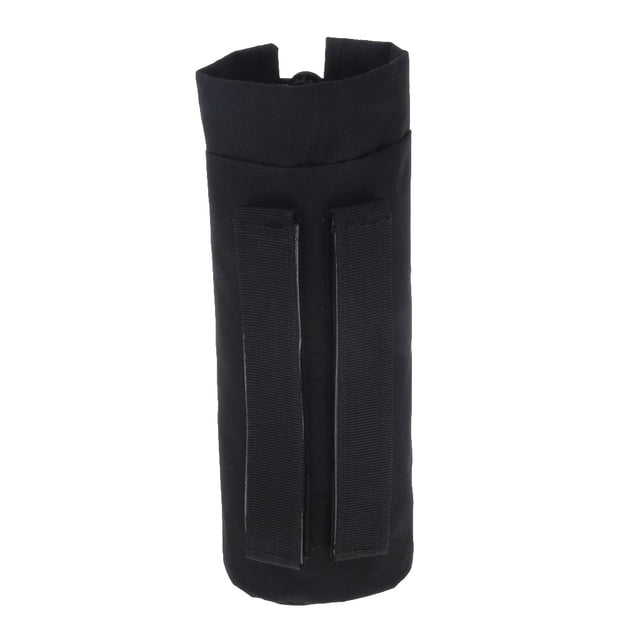 Botella de agua impermeable al aire libre Bolsa de almacenamiento de bebidas Llevar Funda Cubierta Portador 8.5x22cm Negro Sunnimix Bolsa de almacenamiento