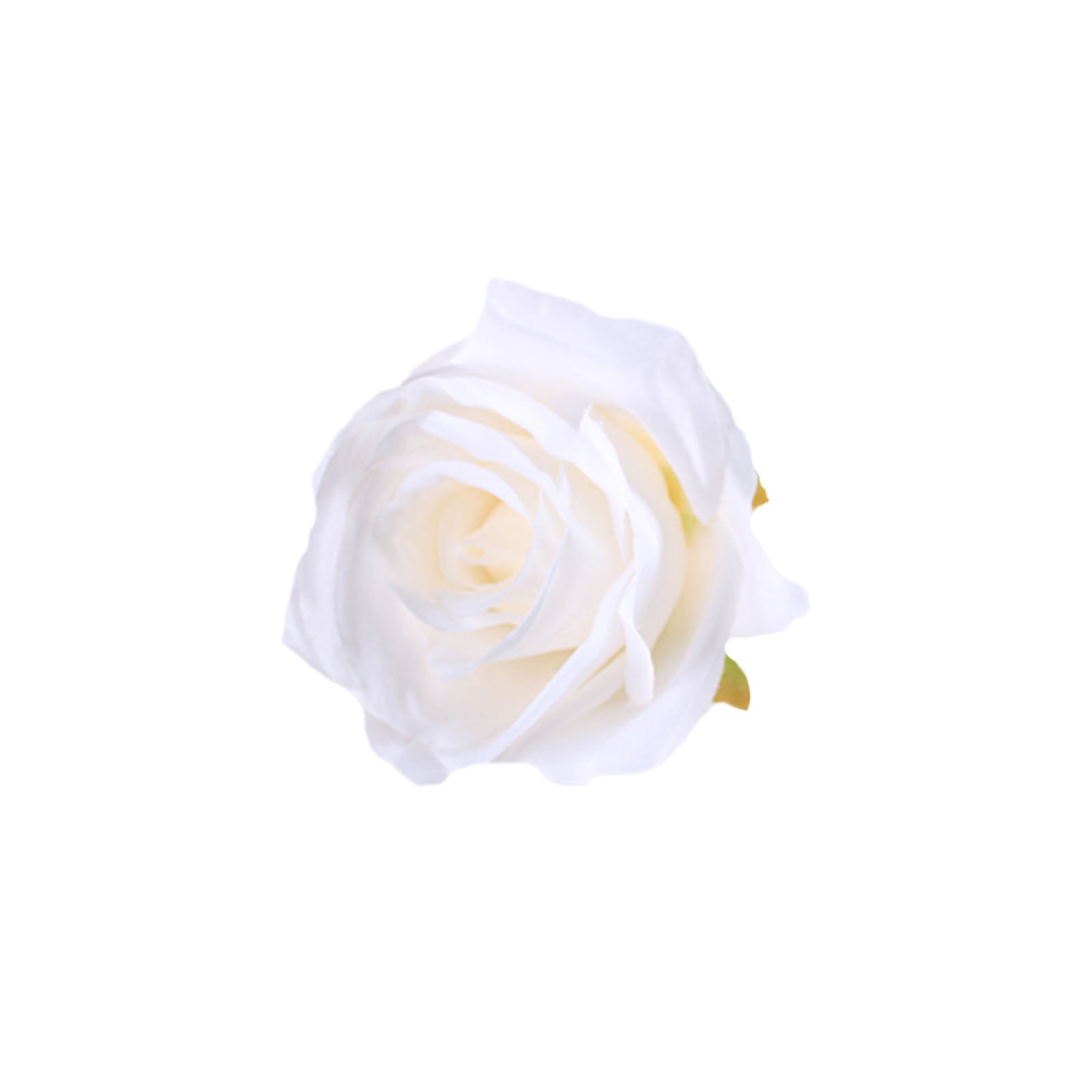 9cm Flocked Velvet Long Stem Tea Rose x 1 3 Or 6 Stems Flower Wedding Display 