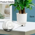 thumbnail image 6 of Vsenkes 5 Pieces Self Watering Plant Pots Desk Planters for Restaurant Balcony Patio Transparent 10.8x12cm, 6 of 9