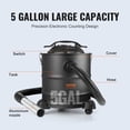 thumbnail image 4 of Ash Vacuum Cleaner 5 Gallon 1200W for Fireplaces Pellet Stoves Grills BBQ, 4 of 7