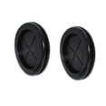 thumbnail image 3 of Flyshop 50 mm 2" Round Hole Grommet, 42 mm 1-5/8" ID, Double-sided Synthetic Rubber Plug Wire Grommets Protector Automotive Firewall Cable Hole Plug, Black, 4PCS, 3 of 6