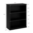 thumbnail image 5 of EDTara Rustic Tall Bookshelf, Open Storage Shelf Bookcase for Living Room or Home Office Display, 5 of 5
