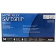 thumbnail image 2 of Microflex Safegrip Powder-Free Latex Examination Glove, Large, Blue (50pcs), 2 of 2