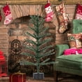 thumbnail image 5 of 24 Inch Artificial Christmas Tree Tabletop Xmas Tree with Base Stand Artificial Pine Centerpiece for Home Office Kitchen Dining Table Holiday Party Decorations Indoor Winter Decor, 5 of 6