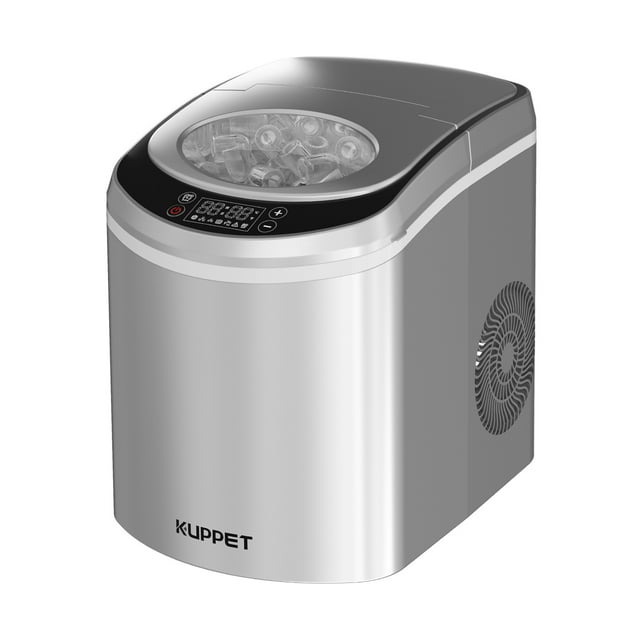 KUPPET Portable Ice Maker Machine for Countertop with LED Display Self