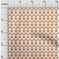 thumbnail image 2 of oneOone Cotton Poplin Orange Fabric Ikat Sewing Fabric By The Yard Printed Diy Clothing Sewing Supplies 56 Inch Wide, 2 of 5