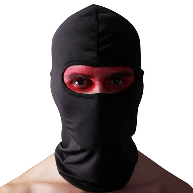 TOPTIE Cagoule d'Été Couvrant Tout le Visage Bandana Protection-Noir