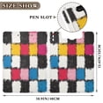 thumbnail image 3 of FORMRS A4 Clipboard Folder with Pen Holder Horizontal Foldable School Office Binder, White Checkered Pattern, 3 of 9