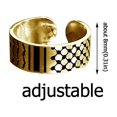 thumbnail image 4 of SharkTRUE Palestinian Kiffeyeh Ring: Symbolic, Unique, High-Quality Statement Piece, 4 of 8