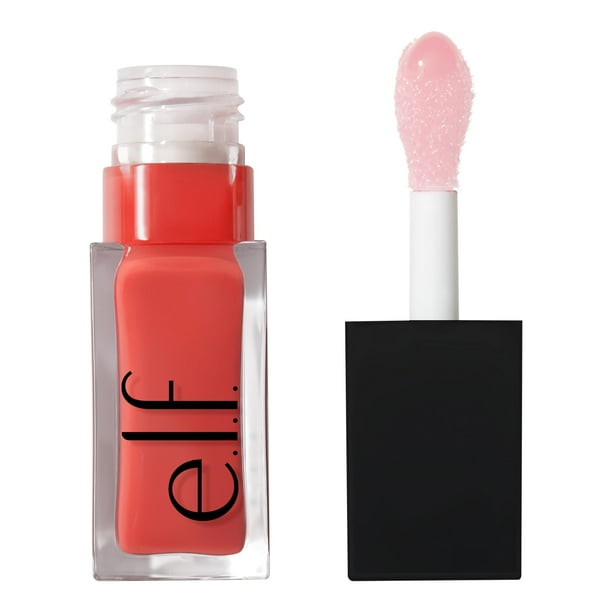 Aceite labial e.l.f. Glow Reviver, nutritivo, con cuarzo rosa teñido
