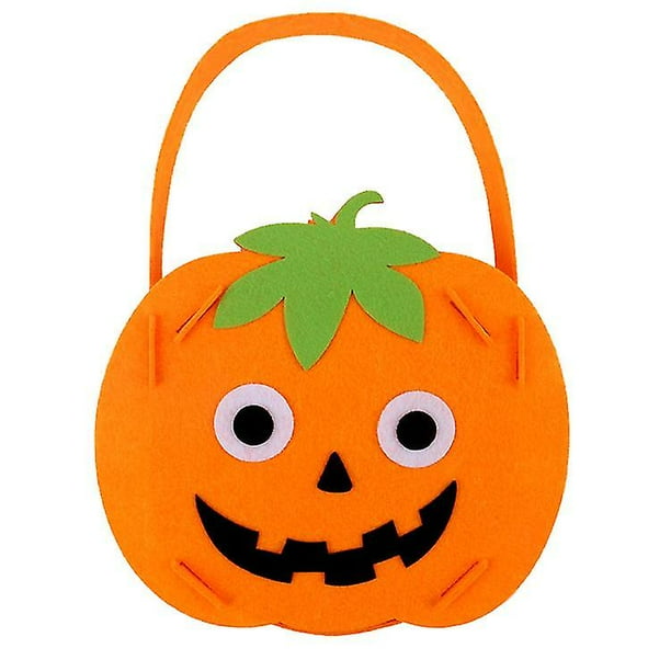 Bolsas de dulces de Halloween de colores vibrantes para niños, bolsas de dulces para fiesta de Halloween, truco o trato, para la familia