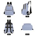 thumbnail image 2 of JIALIOU Mini Backpack Purse for Women Quilted Casual Daypack Small Travel Shoulder Bag, Pastel Blue, 2 of 7