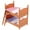 Assorted Color, variant on HERFIER 1:12 Handmade Mini Bunk Bed for Dollhouse Bedroom Furniture