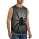 thumbnail image 2 of Balery Black Spiders Camisetas sin mangas para hombre, absorbe la humedad y protege contra el mal olor.-Small, 2 of 7