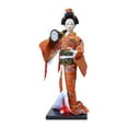thumbnail image 1 of Figura de muñeca de kimono de Geisha japonesa, figura de regalo, estatua coleccionable, figura de Geisha para dormitorio, estantería, sala de estar y Estilo A, 1 of 8