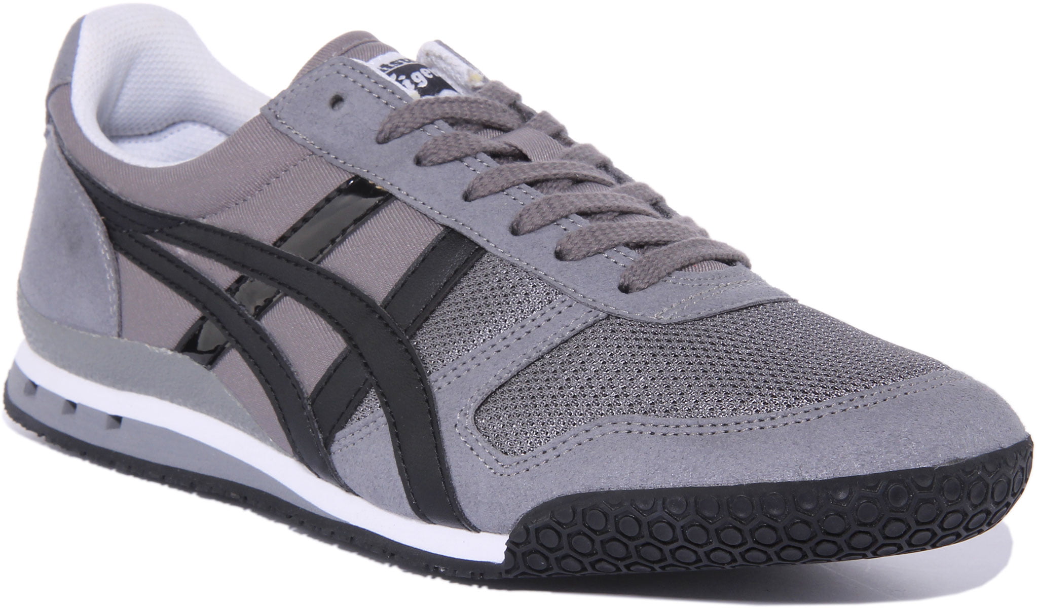 Onitsuka Tiger Ultimate 81 Men's Lace Up Running Inspired Trainers In  Charcoal Size 10 