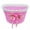 Pink, variant on Kiplyki 1Pcs Kids Boys Girls Front Bowknot Basket Children Bicycle Shopping Stabilizers