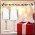 thumbnail image 7 of Artland Soho Optic 14 oz Goblet, Set of 4 - Elegant Design, Versatile Use for Wine, Cocktails, and Beverages, Durable Construction, Great for Gatherings, Easy to Clean, Thoughtful Gift Idea (Clear), 7 of 7