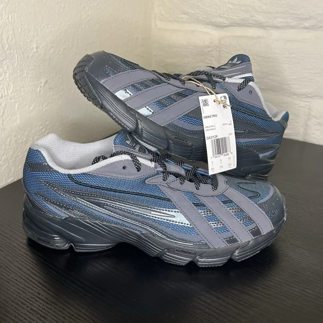 RARE Ad-id-as Orketro Bright Blue Carbon Sneakers Men’s Size 8.5 SHIPS TODAY