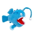 thumbnail image 4 of Camnix Anglerfish Plush Toy - 12" Blue Anglerfish Creepy Stuffed Animals, Orange Creepy Sea Life Goosefish Lanternfish Plushie, Gift Toys for Kids Birthday Gifts, 4 of 6