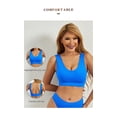 thumbnail image 3 of Yoyauz Seamless Sports Bra Without Steel Ring Yoga Bra, With Detachable Pad, Suitable For Women, 3 of 8