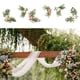 thumbnail image 4 of Cateissary Decoración de pared de flores de imitación inodoro, duradero, buena sensación de mano, no tóxico, letreros de boda, conjunto de Kits de decoración para fiestas champán, 4 of 6