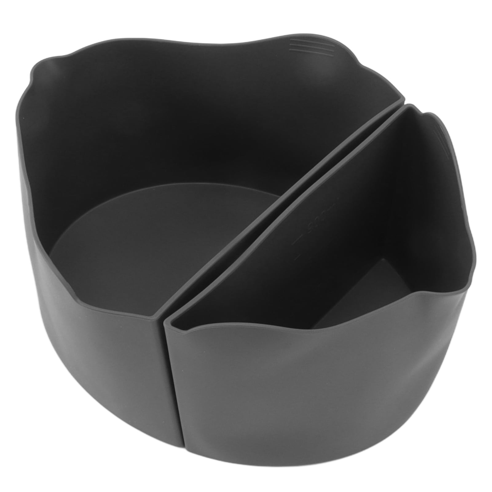 Slow Cooker Divider Liners, Food Grade Silicone Slow Cooker Divider Insert Reusable and Leakproof, Suitable for 6qt Cooker Pot