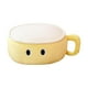 thumbnail image 2 of Almohada de peluche con forma de taza de simulación, juguete moderno y divertido de dibujos animados, suave y cómodo. amarillo, 2 of 9