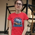 thumbnail image 3 of Tee Hunt Leaders of The Pack T-Shirt Mount Rushmore 4th of July Freedom Women's T-Shirt Tee, Red, X-Large, 3 of 5