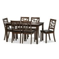 thumbnail image 2 of Skyline Decor Wood and Leather Contemporary 7-Piece Dining Set, 2 of 2