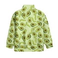 thumbnail image 5 of Chririnla Avocados Pattern Oversize Tunic Tops for Girls Plus Size Kids Blouse Shirt Half Zip Sweatshirt Pullover Sweatshirts Loose Comfy Casual Size 11-12, 5 of 7