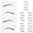 thumbnail image 1 of Miangastore 6 pcs Makeup Eyebrow Stencil Disposable Eyebrow Template Women Eyebrow Stickers, 1 of 9