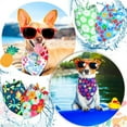 thumbnail image 4 of Triani 12Pcs Dog Bandanas Bulk Sublimation Dog Bandana Washable Triangle Dog Handkerchief Heat Transfer Adjustable Dog Bandana for Small Large Pets Dogs(Multi-color), 4 of 7