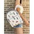 thumbnail image 4 of Michael Kors Jet Set Adina Medium Backpack Signature Bright White MK Multi, 4 of 4